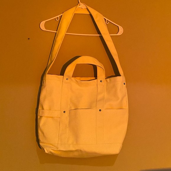 Beige cotton tote-bag - Picture 2 of 3